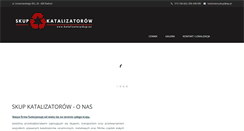 Desktop Screenshot of katalizatoryskup.eu